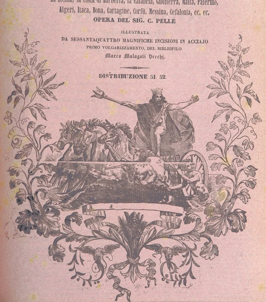 An illustration from Il Mediterraneo illustrato, le sue isole e le sue spiagge ... opera illustrata da sessantaquattro magnifiche incisioni in acciaio eseguite dai più distinti artisti di Londra, su i disegni originali levati sopra luogo dai sigg. W. L. Leitch, Sir Grenville Temple, Baronetto, e Allen ... preceduta da un saggio storico sul Mediterraneo, e compilata dal bibliofilo M. Malagoli Vecchi sulle tracce del signor C. Pellé, etc, 1841, leaf 629