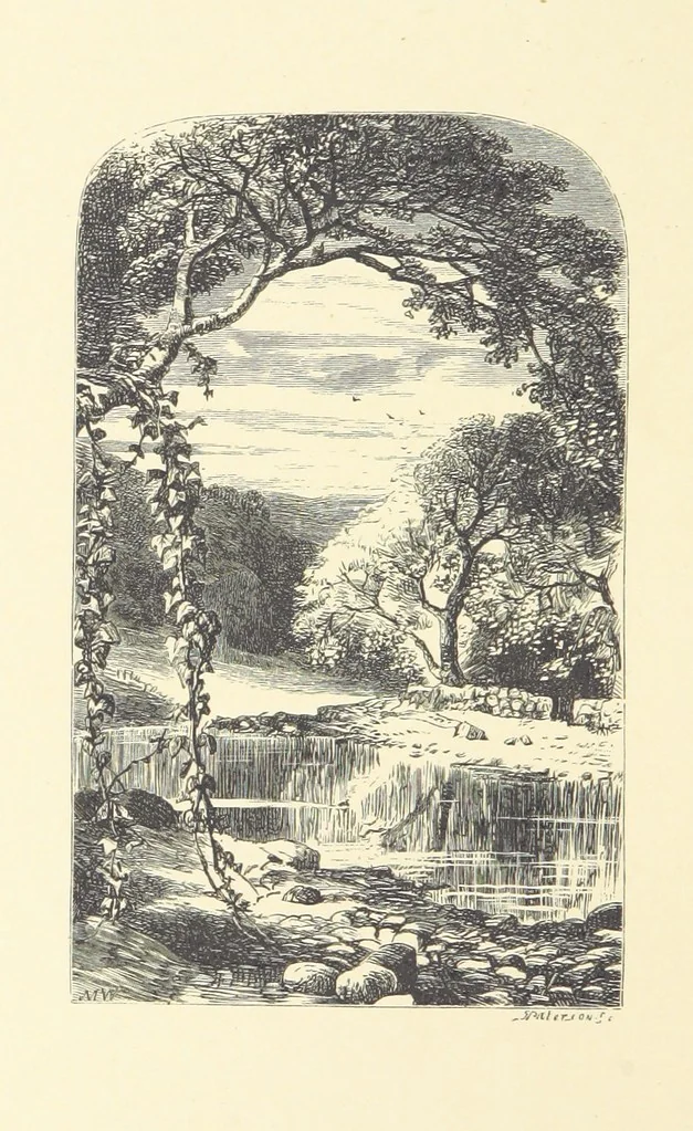 An illustration from Pen and Pencil Pictures from the Poets. [With illustrations, 1866, leaf 128