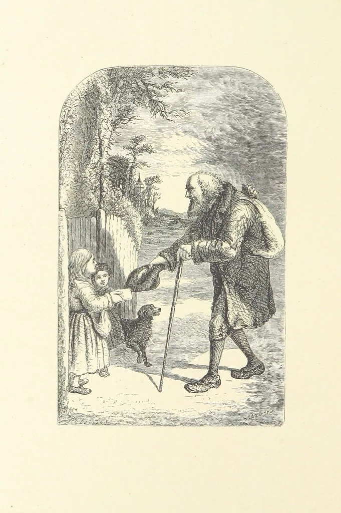 An illustration from Pen and Pencil Pictures from the Poets. [With illustrations, 1866, leaf 136
