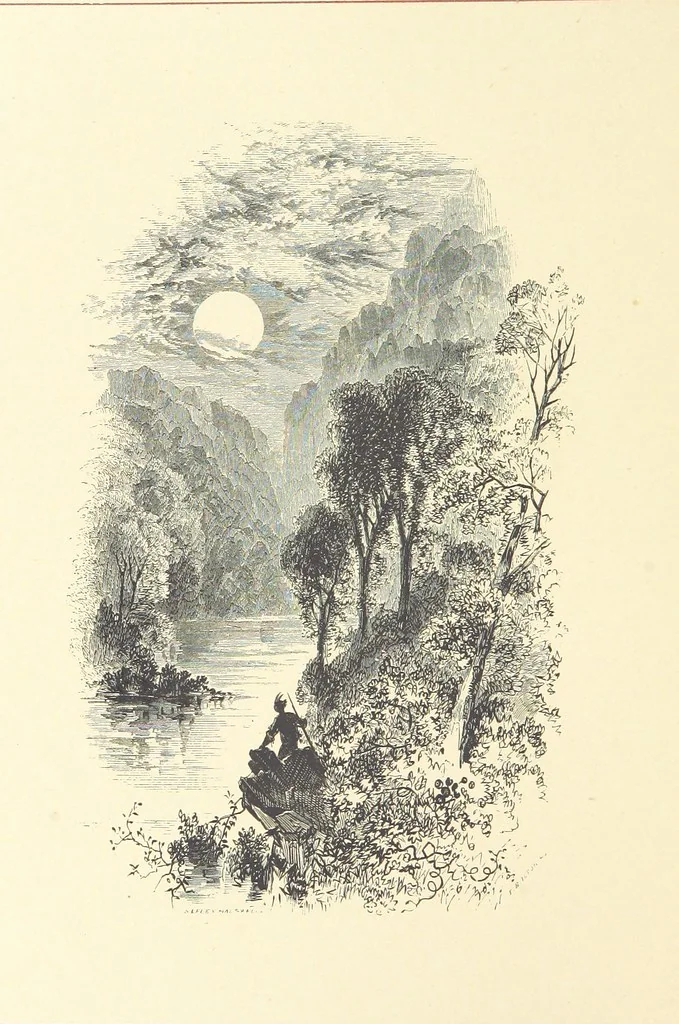 An illustration from Pen and Pencil Pictures from the Poets. [With illustrations, 1866, leaf 150