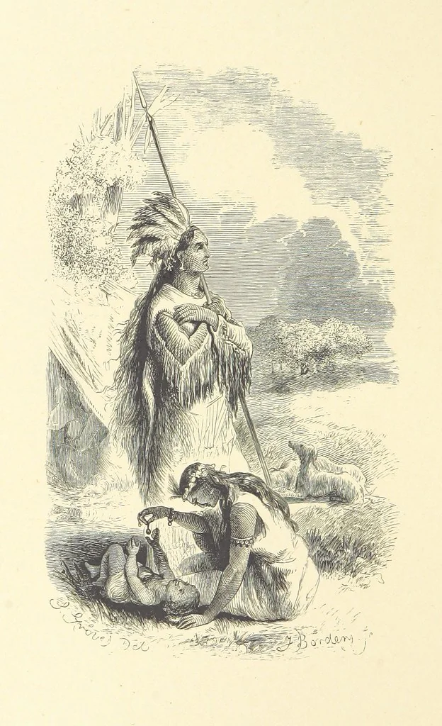 An illustration from Pen and Pencil Pictures from the Poets. [With illustrations, 1866, leaf 154