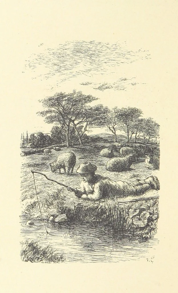 An illustration from Pen and Pencil Pictures from the Poets. [With illustrations, 1866, leaf 162