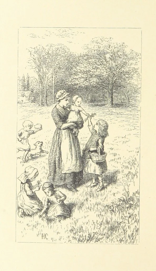 An illustration from Pen and Pencil Pictures from the Poets. [With illustrations, 1866, leaf 30