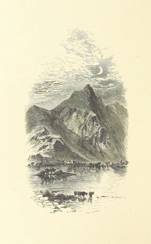 An illustration from Pen and Pencil Pictures from the Poets. [With illustrations, 1866, leaf 34