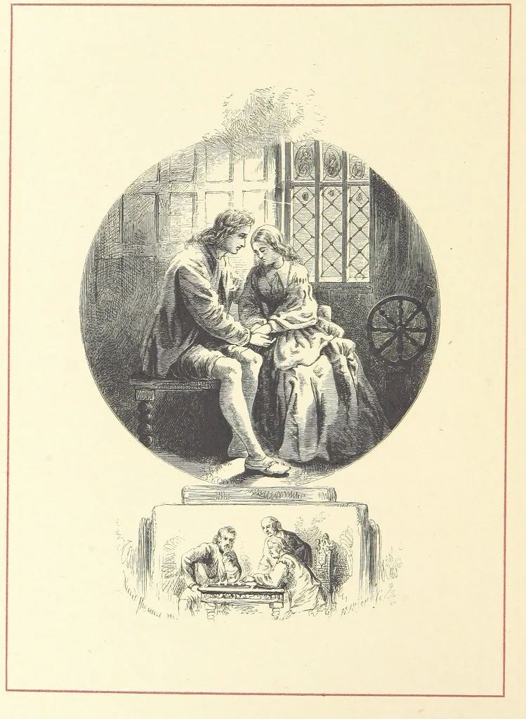An illustration from Pen and Pencil Pictures from the Poets. [With illustrations, 1866, leaf 42