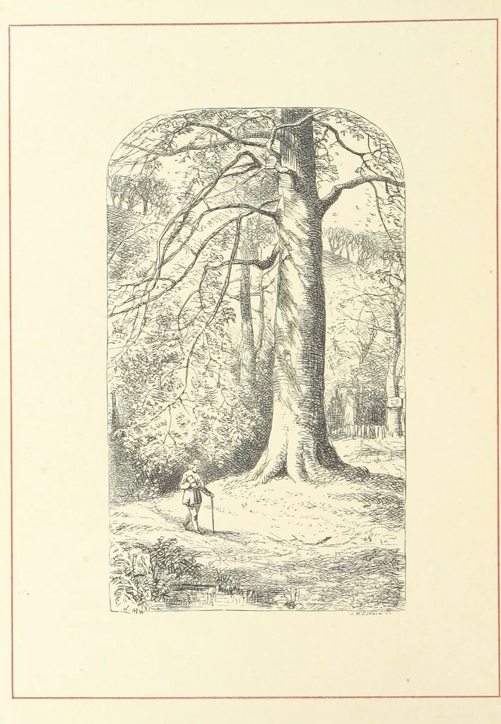 An illustration from Pen and Pencil Pictures from the Poets. [With illustrations, 1866, leaf 60