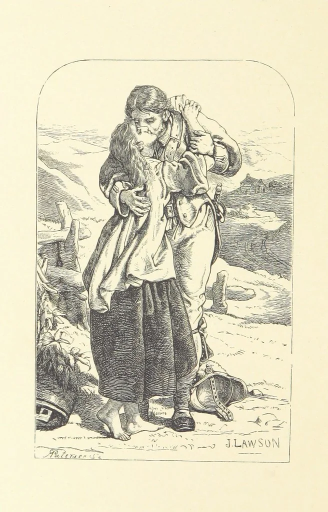 An illustration from Pen and Pencil Pictures from the Poets. [With illustrations, 1866, leaf 86