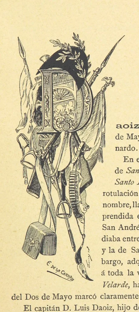 An illustration from Las Calles de Madrid. Noticias, tradiciones y curiosidades ... Dibujos de La Cerda, 1889, leaf 203