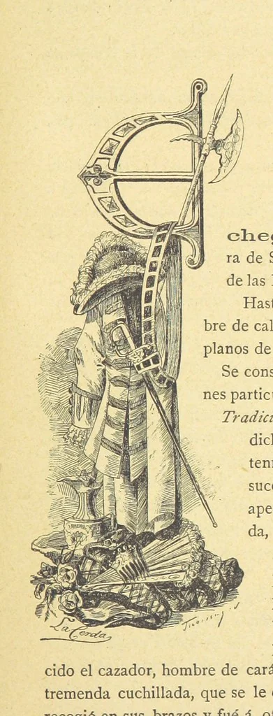 An illustration from Las Calles de Madrid. Noticias, tradiciones y curiosidades ... Dibujos de La Cerda, 1889, leaf 223