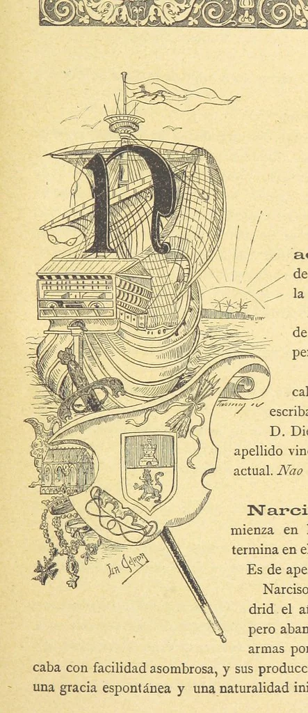 An illustration from Las Calles de Madrid. Noticias, tradiciones y curiosidades ... Dibujos de La Cerda, 1889, leaf 375
