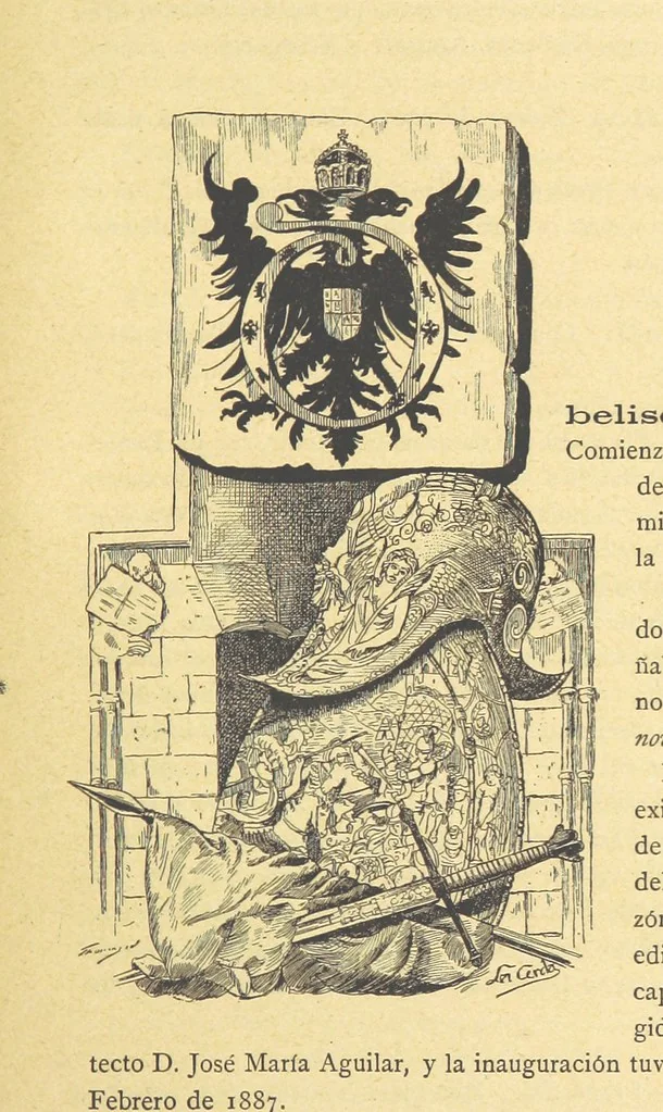 An illustration from Las Calles de Madrid. Noticias, tradiciones y curiosidades ... Dibujos de La Cerda, 1889, leaf 381