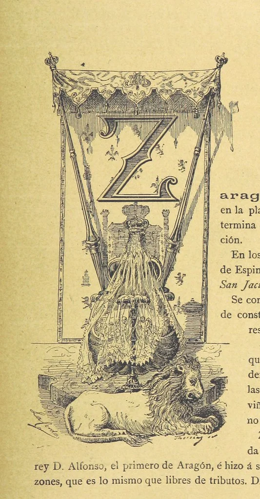 An illustration from Las Calles de Madrid. Noticias, tradiciones y curiosidades ... Dibujos de La Cerda, 1889, leaf 589
