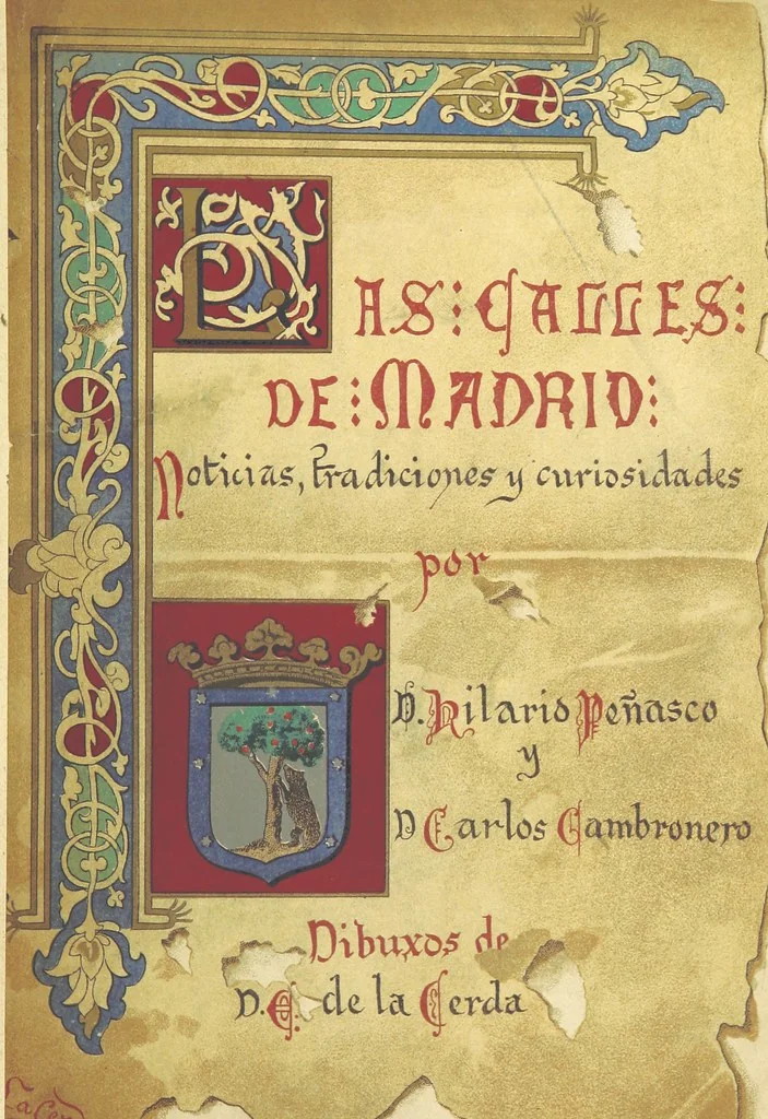 An illustration from Las Calles de Madrid. Noticias, tradiciones y curiosidades ... Dibujos de La Cerda, 1889, leaf 597