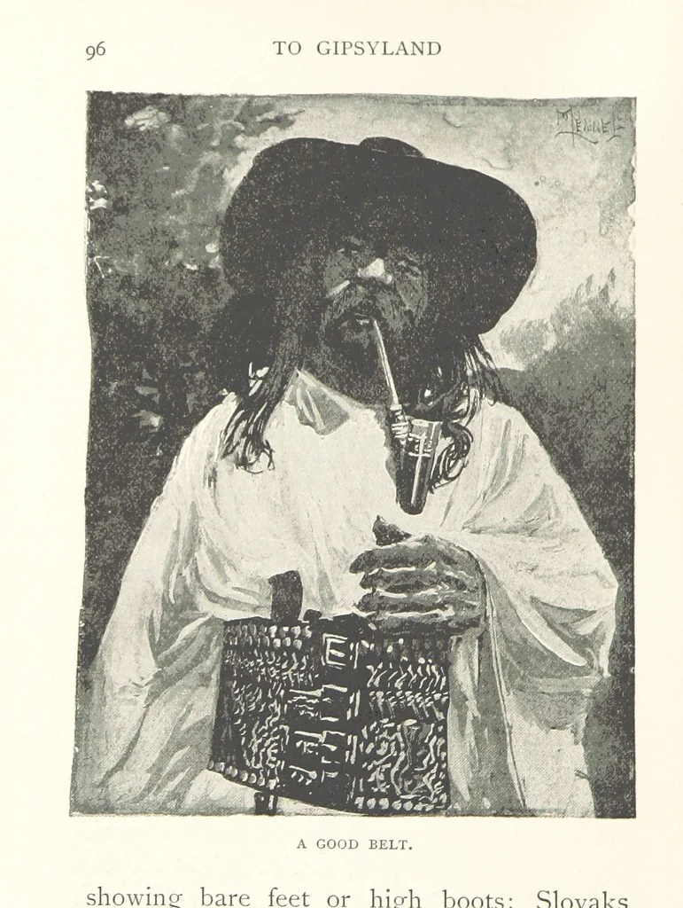 An illustration from To Gipsyland ... Illustrated by J. Pennell, 1893, leaf 108