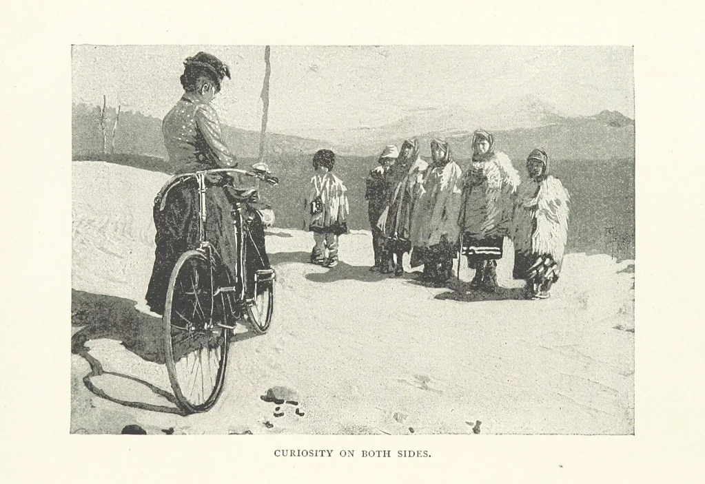 An illustration from To Gipsyland ... Illustrated by J. Pennell, 1893, leaf 131