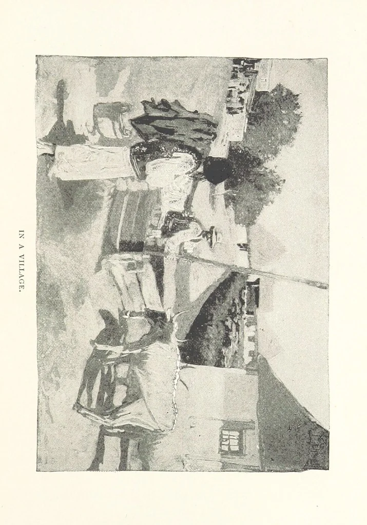 An illustration from To Gipsyland ... Illustrated by J. Pennell, 1893, leaf 135
