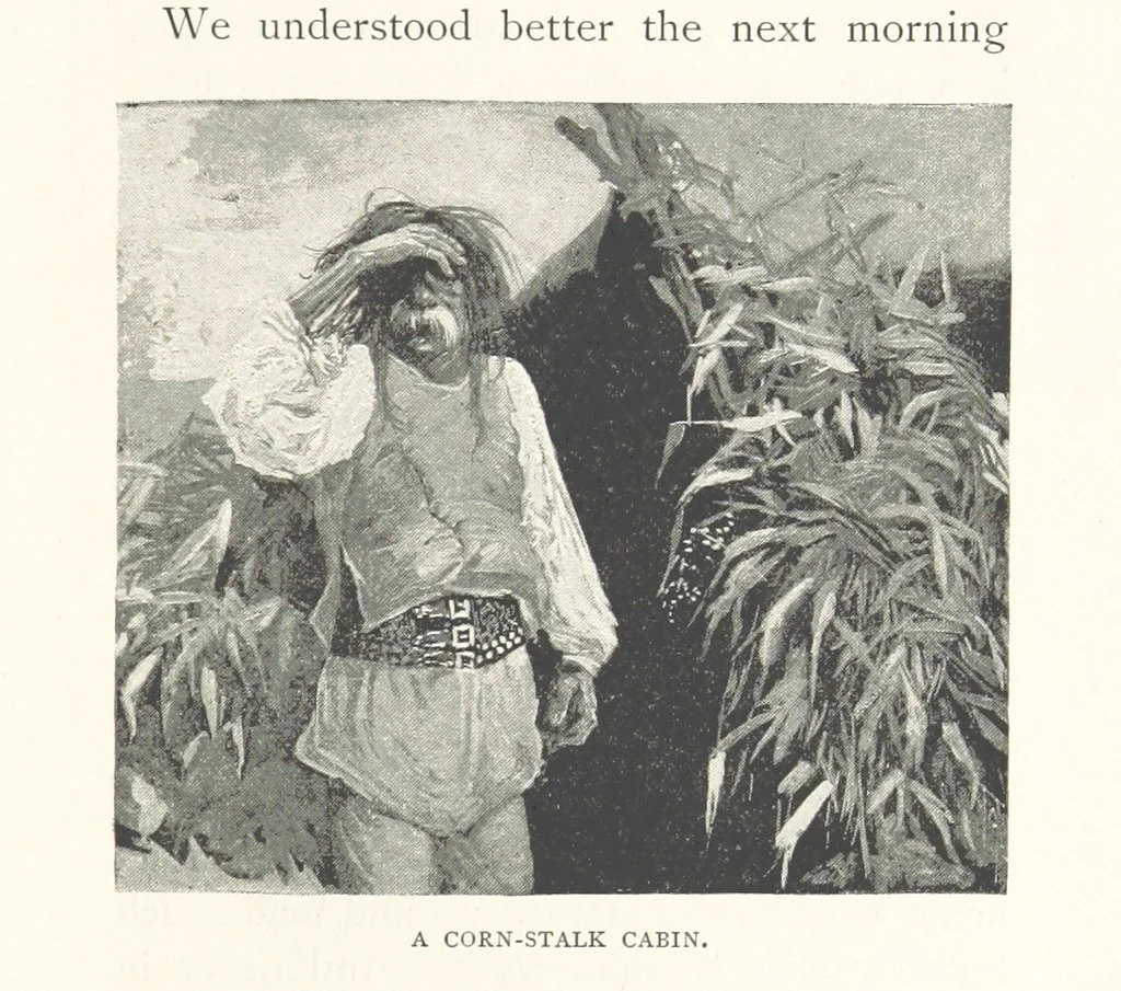An illustration from To Gipsyland ... Illustrated by J. Pennell, 1893, leaf 145