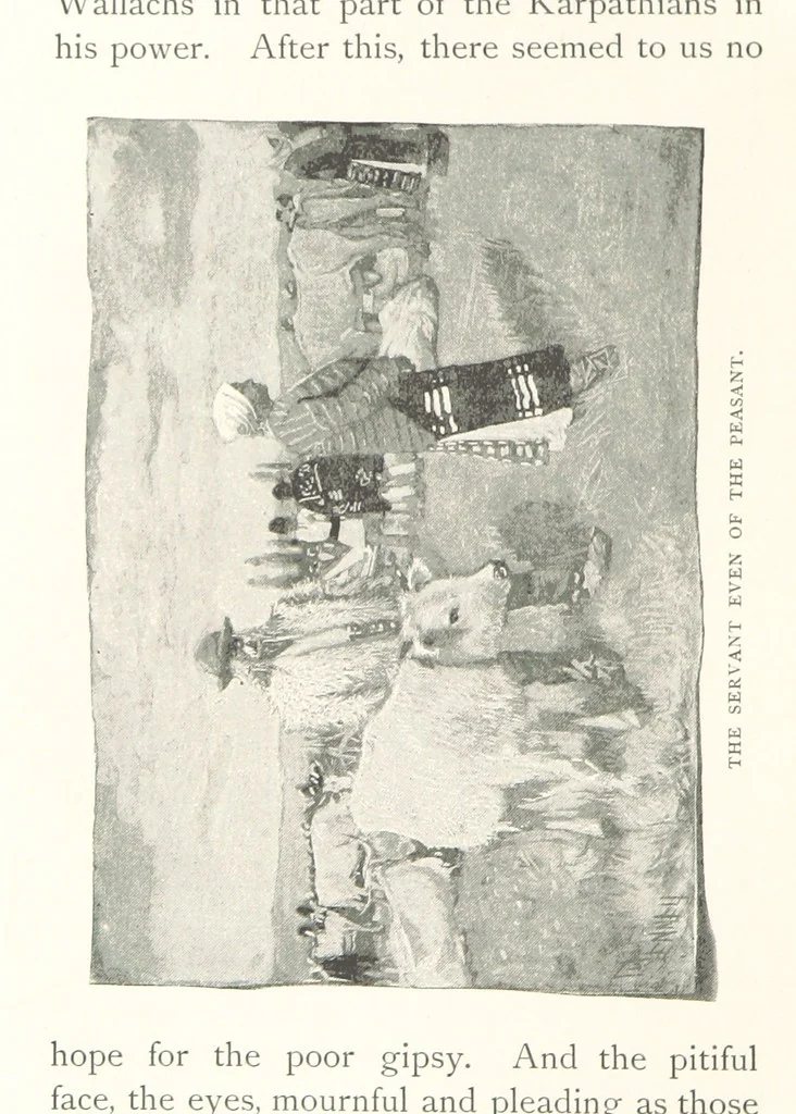 An illustration from To Gipsyland ... Illustrated by J. Pennell, 1893, leaf 156
