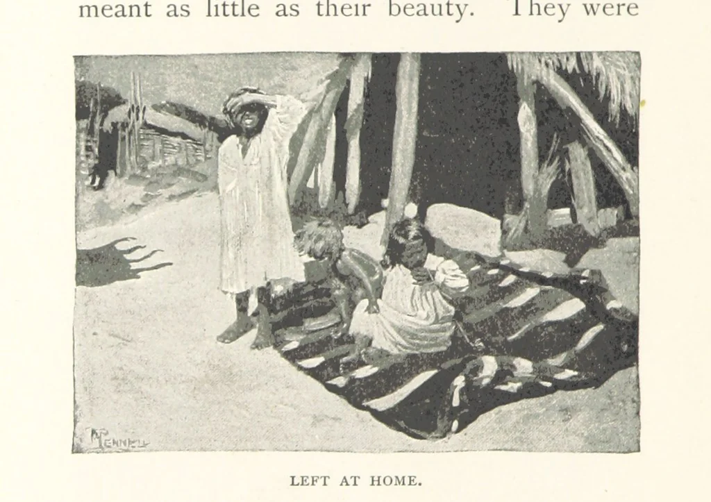 An illustration from To Gipsyland ... Illustrated by J. Pennell, 1893, leaf 166