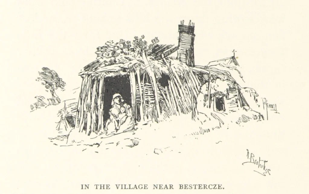 An illustration from To Gipsyland ... Illustrated by J. Pennell, 1893, leaf 176