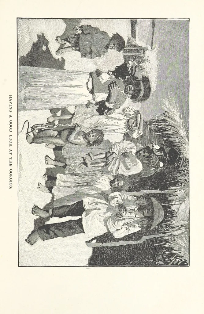 An illustration from To Gipsyland ... Illustrated by J. Pennell, 1893, leaf 179