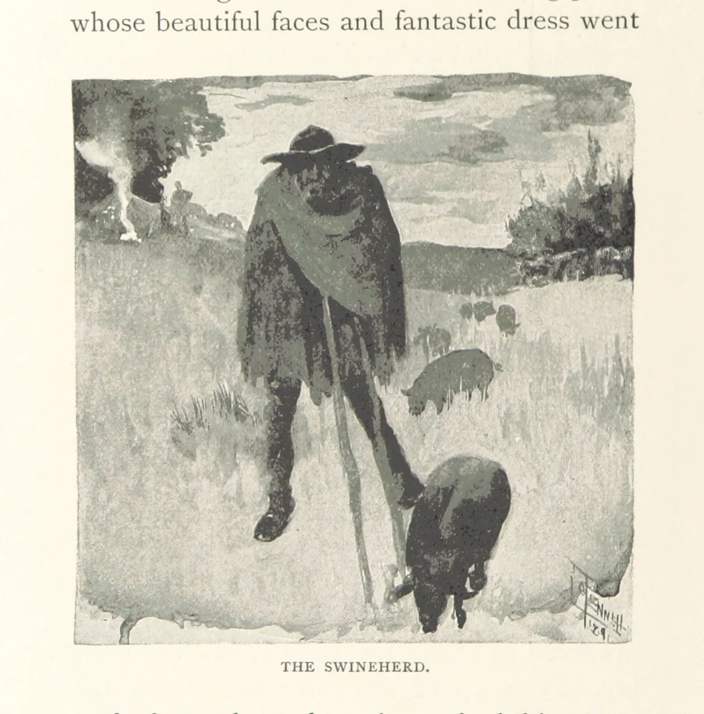 An illustration from To Gipsyland ... Illustrated by J. Pennell, 1893, leaf 182