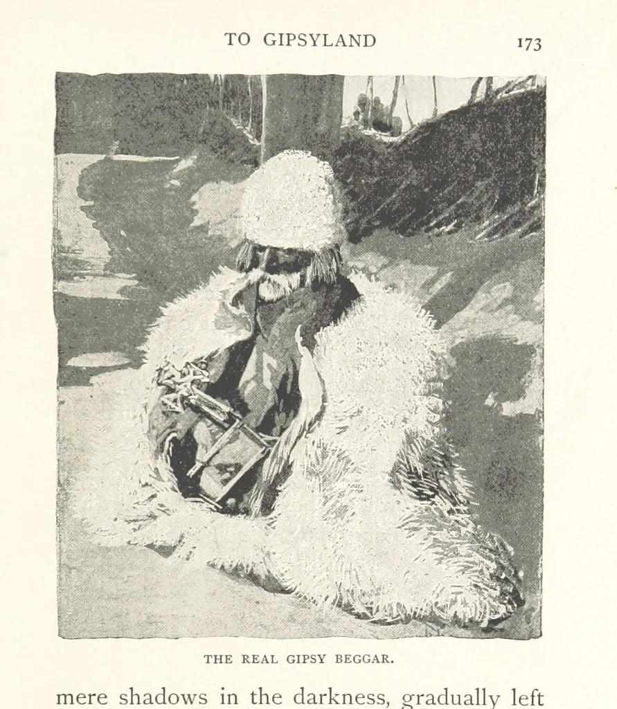 An illustration from To Gipsyland ... Illustrated by J. Pennell, 1893, leaf 185