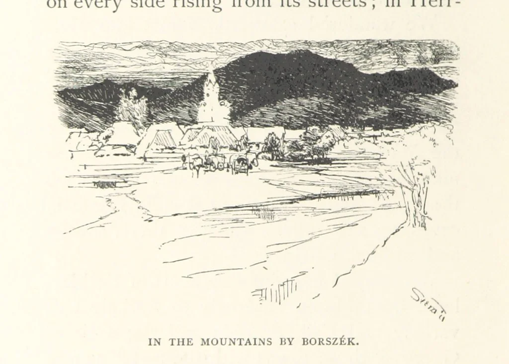 An illustration from To Gipsyland ... Illustrated by J. Pennell, 1893, leaf 198