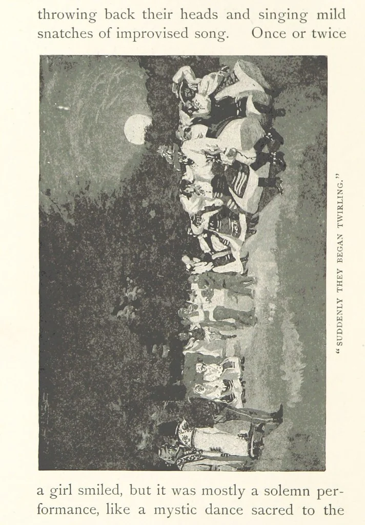 An illustration from To Gipsyland ... Illustrated by J. Pennell, 1893, leaf 206
