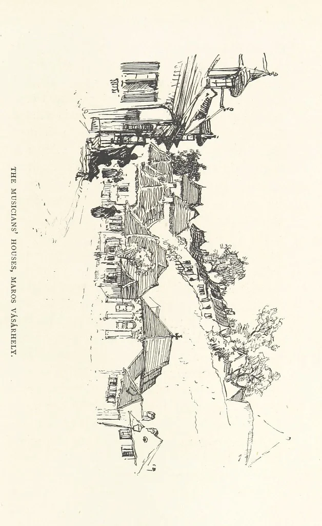 An illustration from To Gipsyland ... Illustrated by J. Pennell, 1893, leaf 207