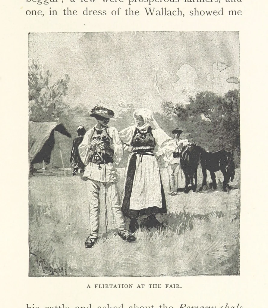 An illustration from To Gipsyland ... Illustrated by J. Pennell, 1893, leaf 219