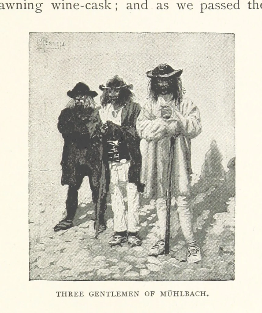 An illustration from To Gipsyland ... Illustrated by J. Pennell, 1893, leaf 231