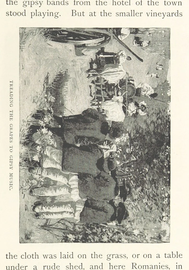 An illustration from To Gipsyland ... Illustrated by J. Pennell, 1893, leaf 237