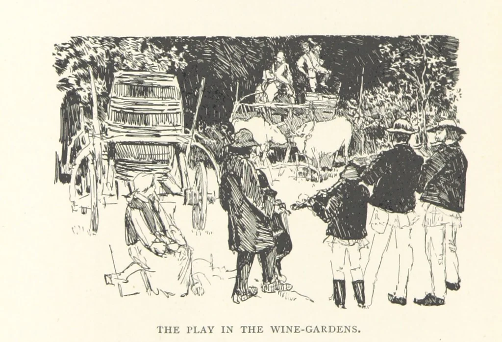 An illustration from To Gipsyland ... Illustrated by J. Pennell, 1893, leaf 238