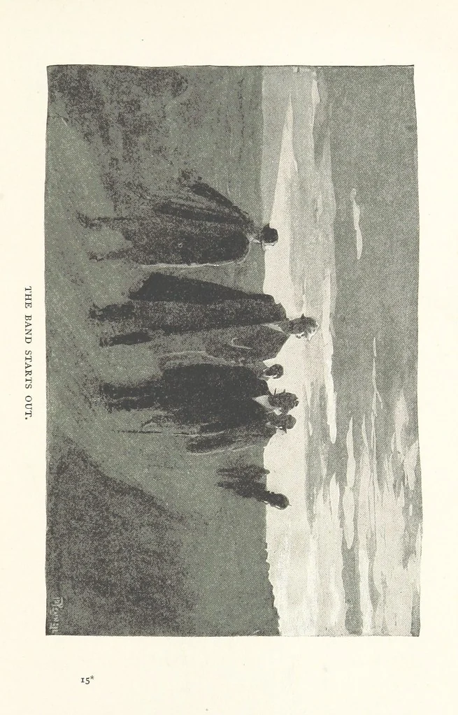 An illustration from To Gipsyland ... Illustrated by J. Pennell, 1893, leaf 241