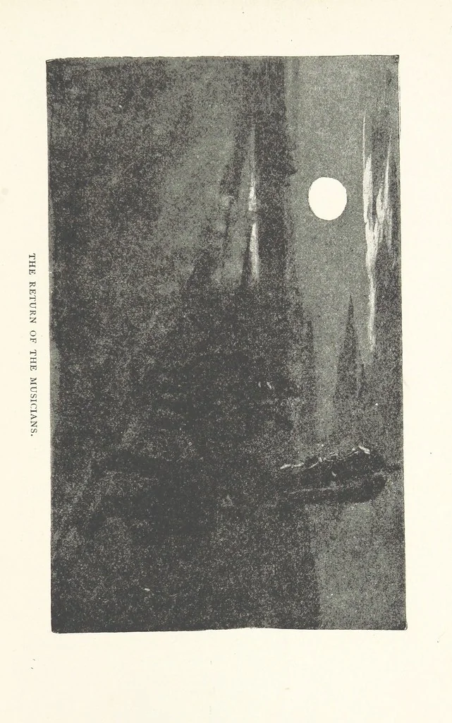 An illustration from To Gipsyland ... Illustrated by J. Pennell, 1893, leaf 245