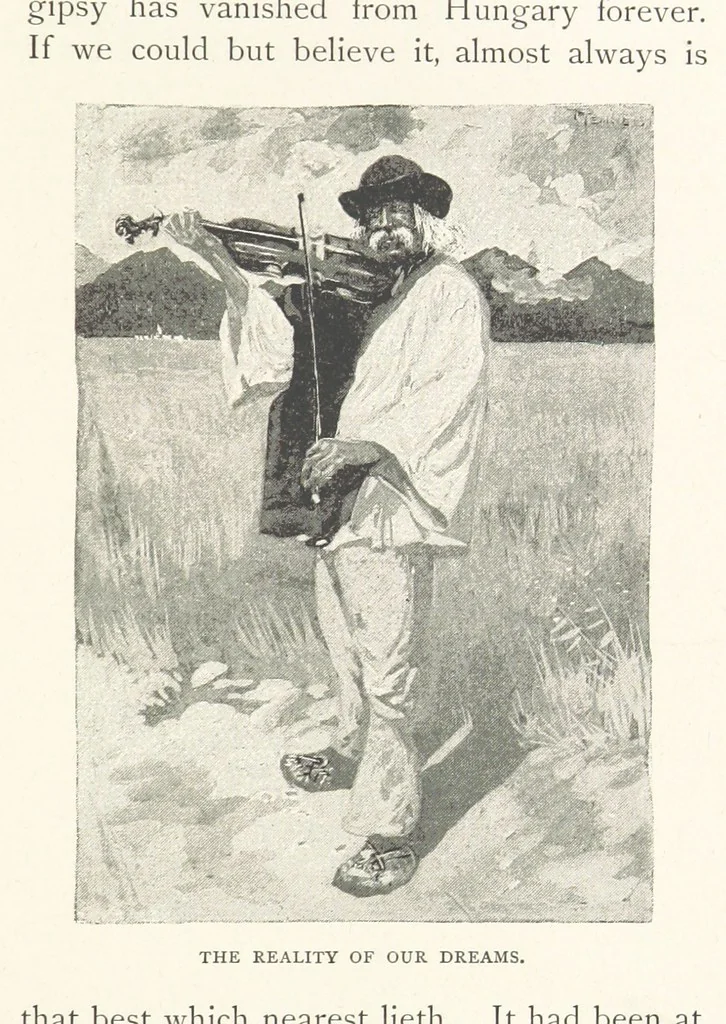 An illustration from To Gipsyland ... Illustrated by J. Pennell, 1893, leaf 251