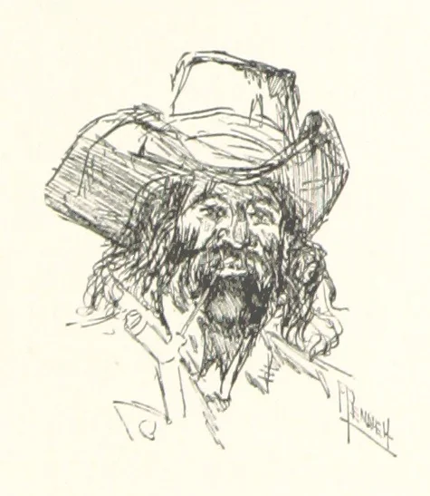 An illustration from To Gipsyland ... Illustrated by J. Pennell, 1893, leaf 52