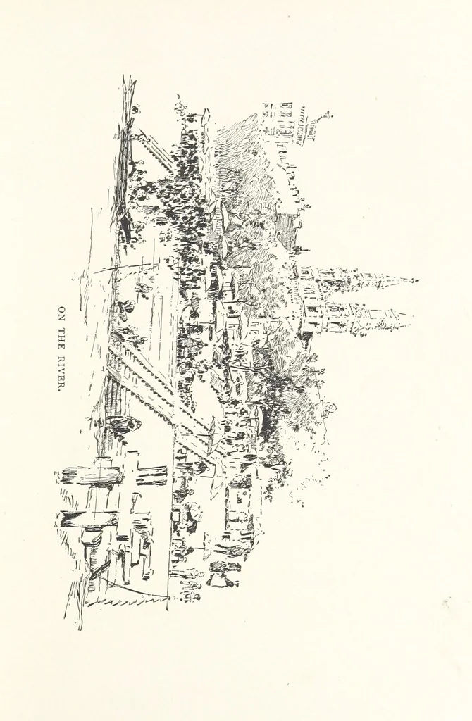 An illustration from To Gipsyland ... Illustrated by J. Pennell, 1893, leaf 99