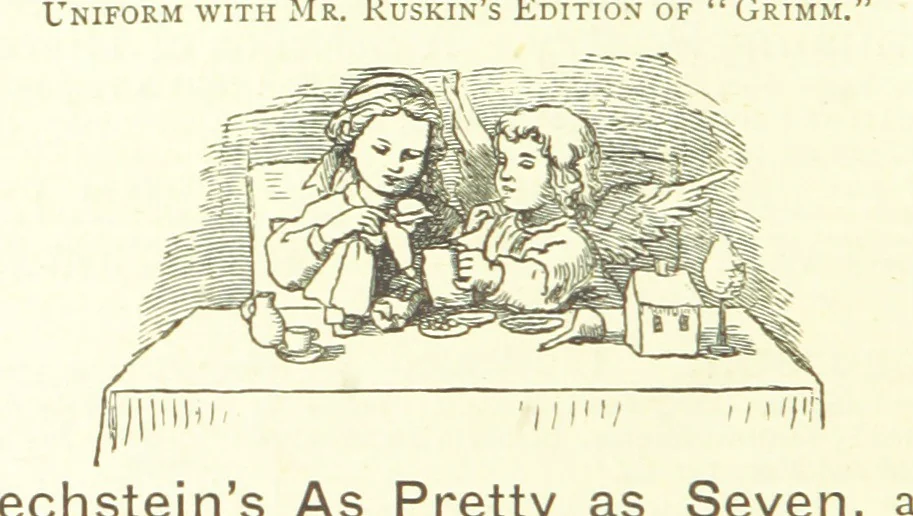 An illustration from The Muses of Mayfair. Selections from vers de société of the nineteenth century. (Translations from the French and German. By E. Grey.), 1874, leaf 408