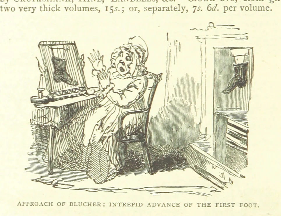 An illustration from The Muses of Mayfair. Selections from vers de société of the nineteenth century. (Translations from the French and German. By E. Grey.), 1874, leaf 416