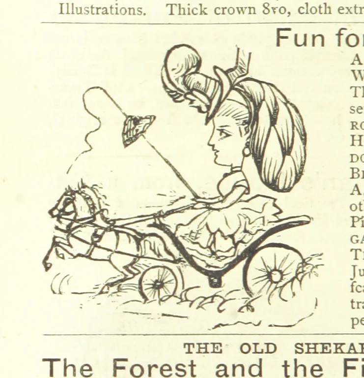 An illustration from The Muses of Mayfair. Selections from vers de société of the nineteenth century. (Translations from the French and German. By E. Grey.), 1874, leaf 422