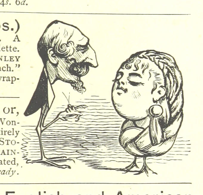 An illustration from The Muses of Mayfair. Selections from vers de société of the nineteenth century. (Translations from the French and German. By E. Grey.), 1874, leaf 425
