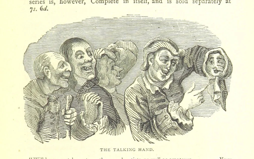 An illustration from The Muses of Mayfair. Selections from vers de société of the nineteenth century. (Translations from the French and German. By E. Grey.), 1874, leaf 427