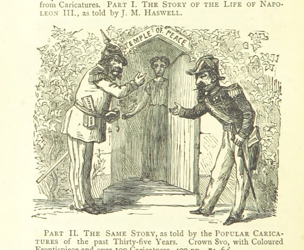 An illustration from The Muses of Mayfair. Selections from vers de société of the nineteenth century. (Translations from the French and German. By E. Grey.), 1874, leaf 436