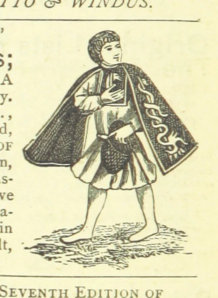 An illustration from The Muses of Mayfair. Selections from vers de société of the nineteenth century. (Translations from the French and German. By E. Grey.), 1874, leaf 438