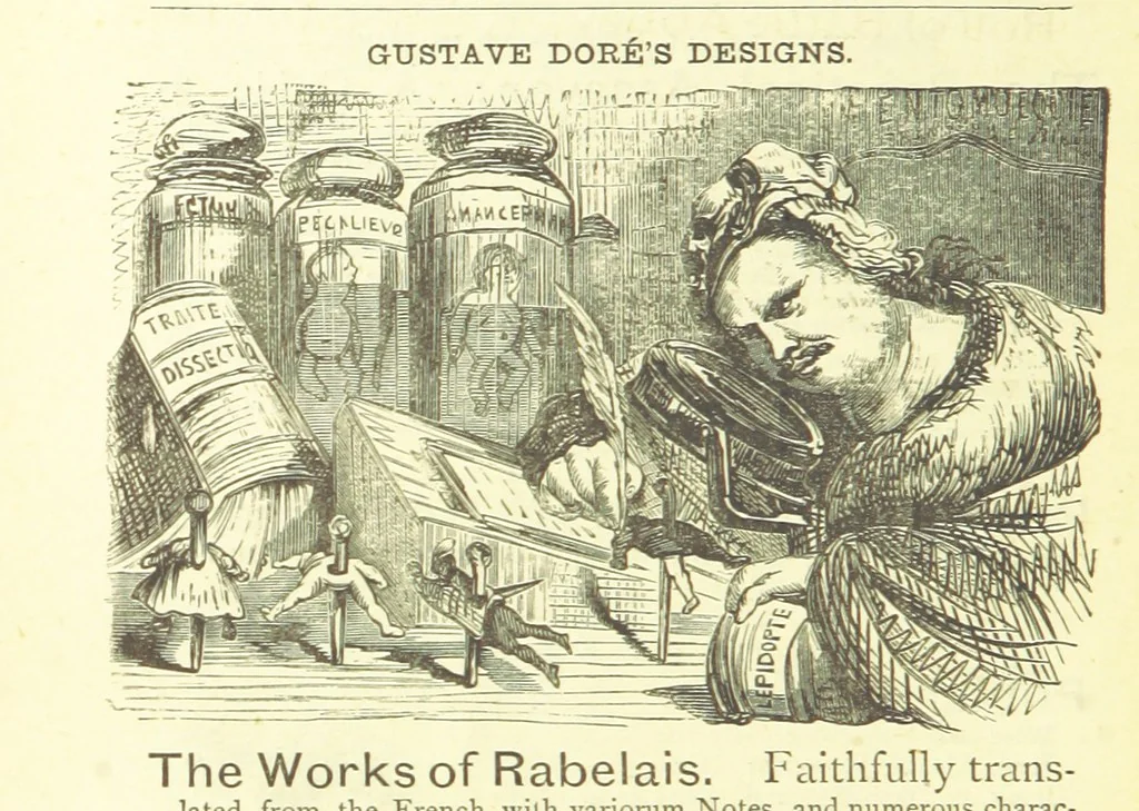 An illustration from The Muses of Mayfair. Selections from vers de société of the nineteenth century. (Translations from the French and German. By E. Grey.), 1874, leaf 440