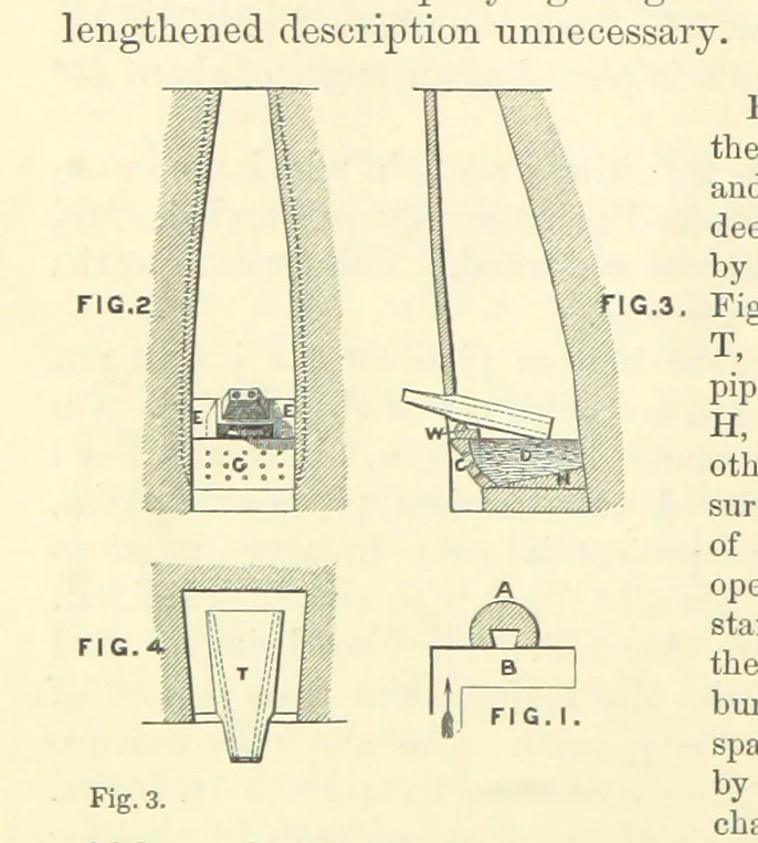 An illustration from Metallurgy. The art of extracting metals from their ores, and adapting them to various purposes of manufacture, etc, 1861, leaf 284