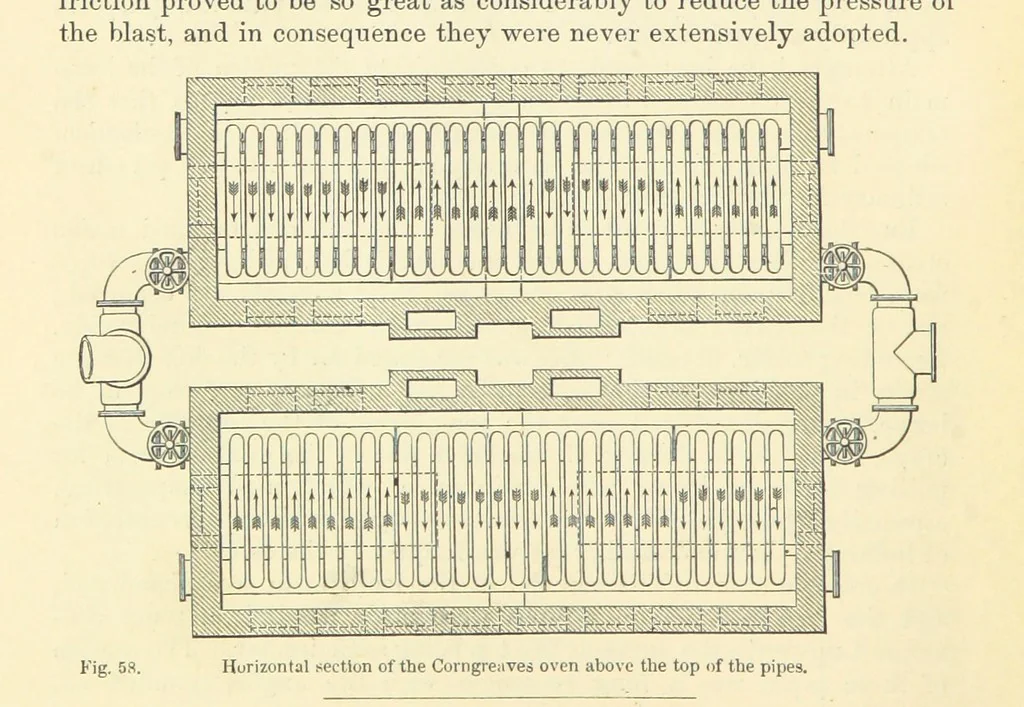 An illustration from Metallurgy. The art of extracting metals from their ores, and adapting them to various purposes of manufacture, etc, 1861, leaf 428