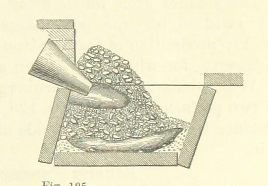 An illustration from Metallurgy. The art of extracting metals from their ores, and adapting them to various purposes of manufacture, etc, 1861, leaf 641